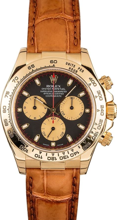 rolex daytona leather strap watch|genuine rolex leather straps.